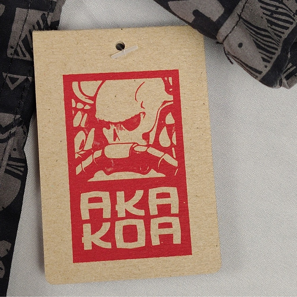 Magpul Kaneohe Short Sleeve Shirt 3XL Grey Black Tribal Hula Girl Aloha MAG767 - Picture 13 of 16